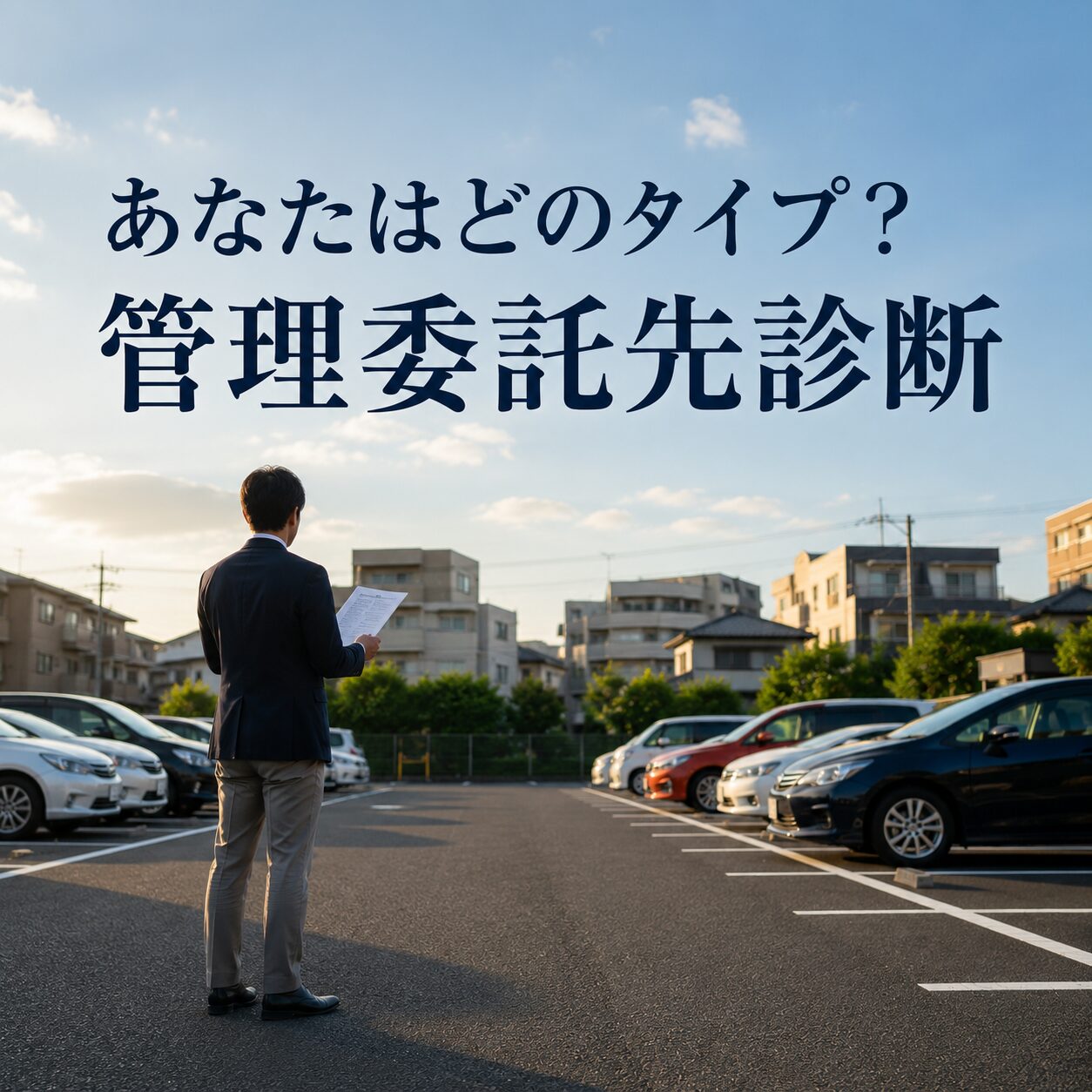 あなたはどのタイプ？駐車場オーナー別「失敗しない管理委託先」診断チャート