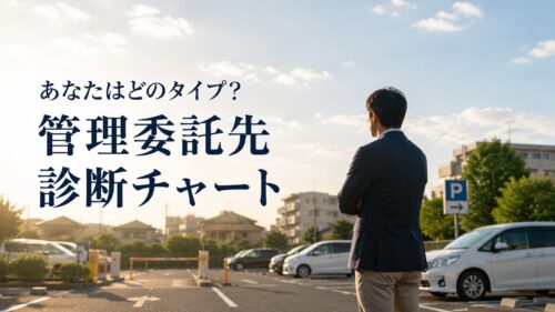 あなたはどのタイプ？駐車場オーナー別「失敗しない管理委託先」診断チャート